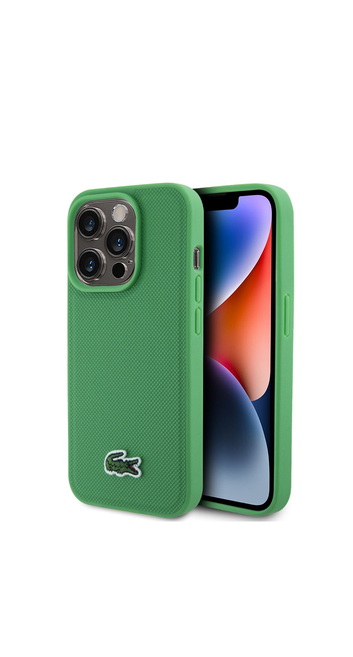 Lacoste iPhone 15 Pro backcover - green