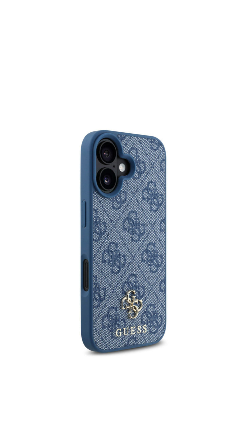 iPhone 16 - 4G Metal Logo Backcover - Blue