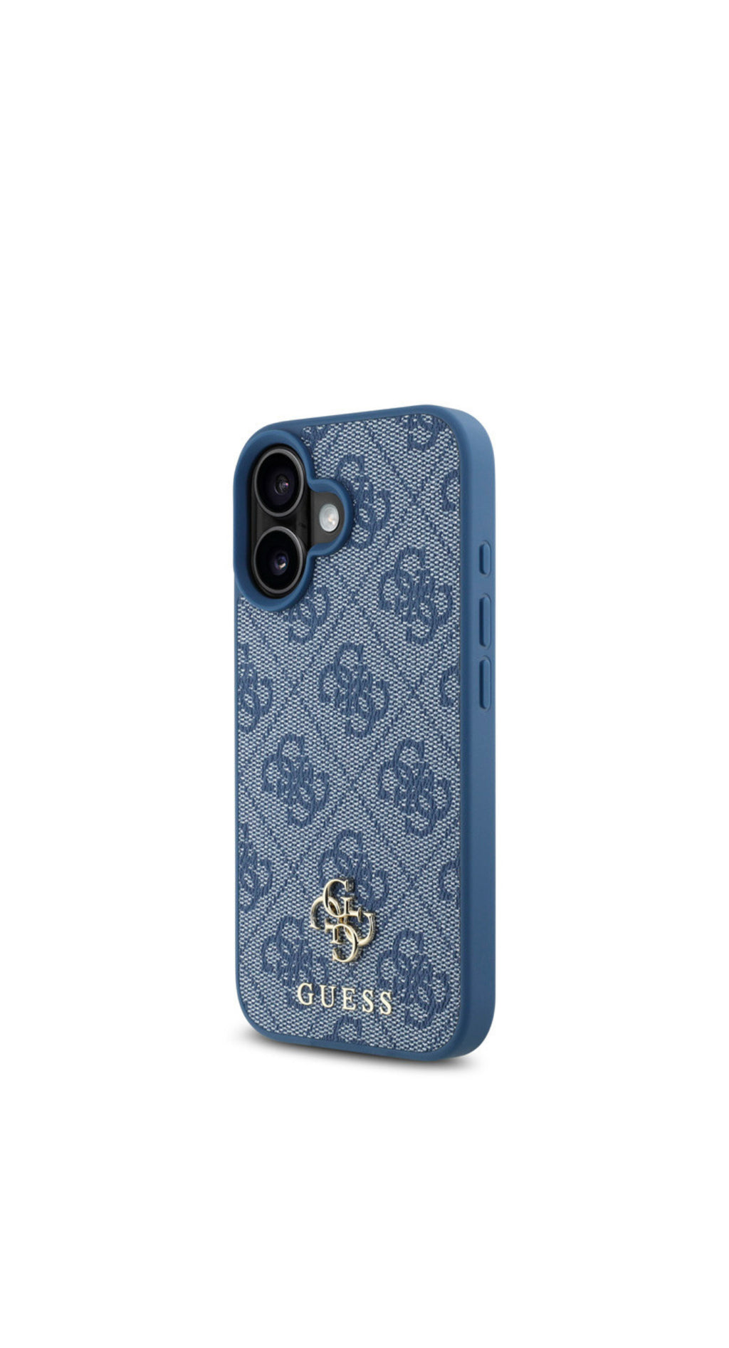 iPhone 16 - 4G Metal Logo Backcover - Blue