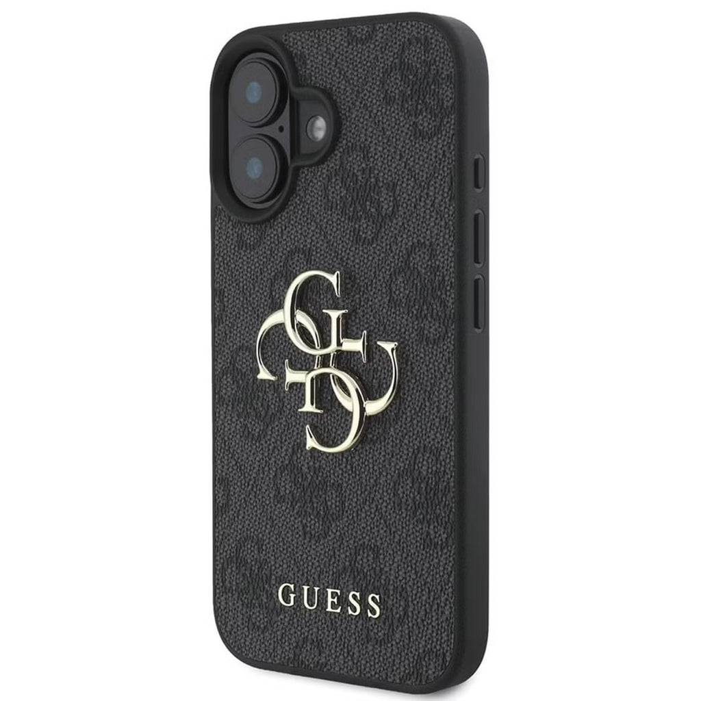 iPhone 16 - 4G Metal Logo Backcover - Black