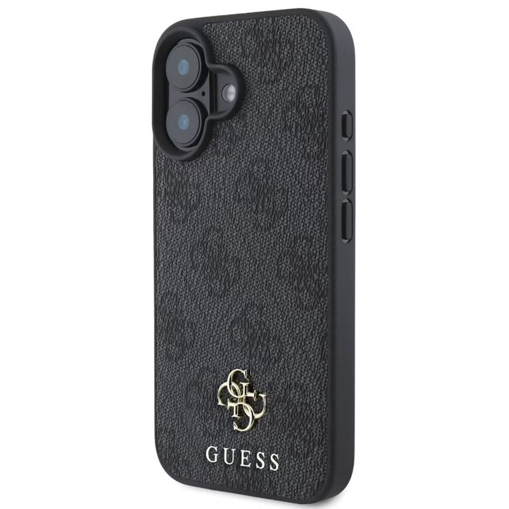 iPhone 16 - 4G Metal Logo Backcover - Black