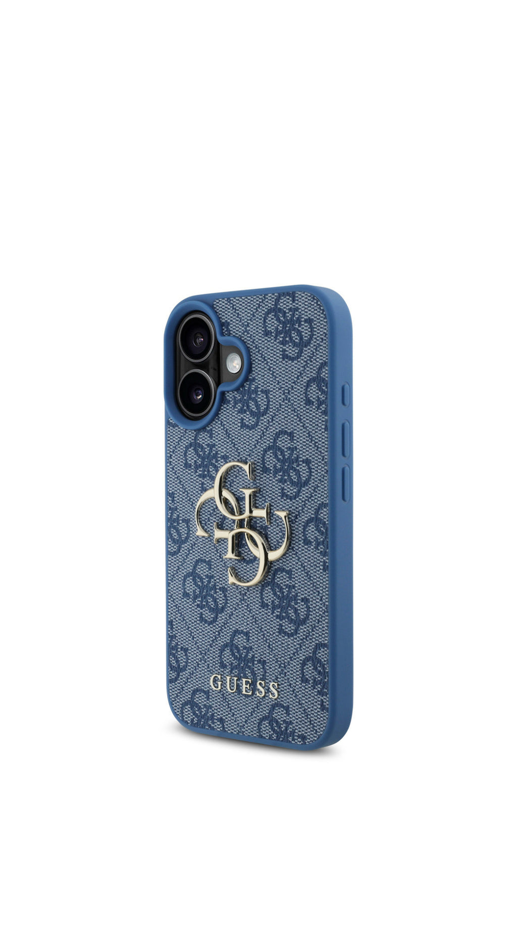 iPhone 16 - 4G Metal Logo Backcover - Blue