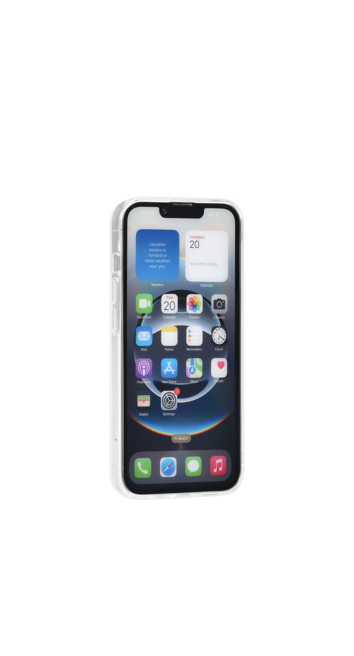 iPhone 16e back cover case - Transparent