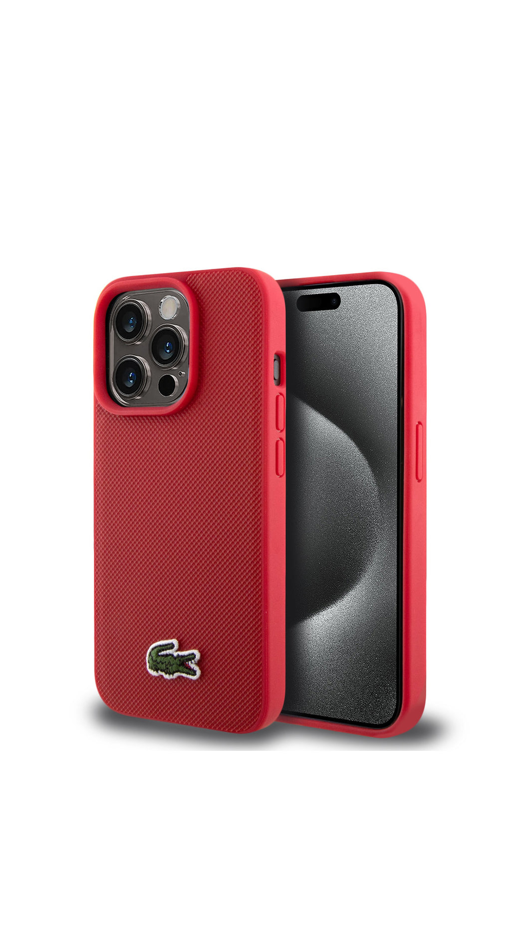 Lacoste iPhone 14 Pro backcover - Red