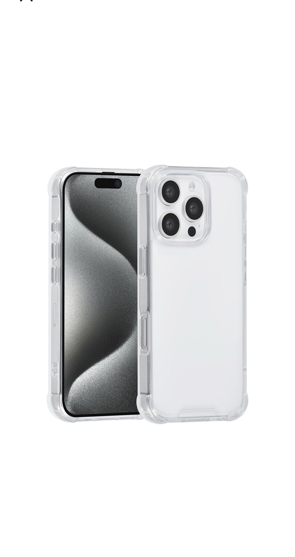 Transparent case for iPhone 16 pro max