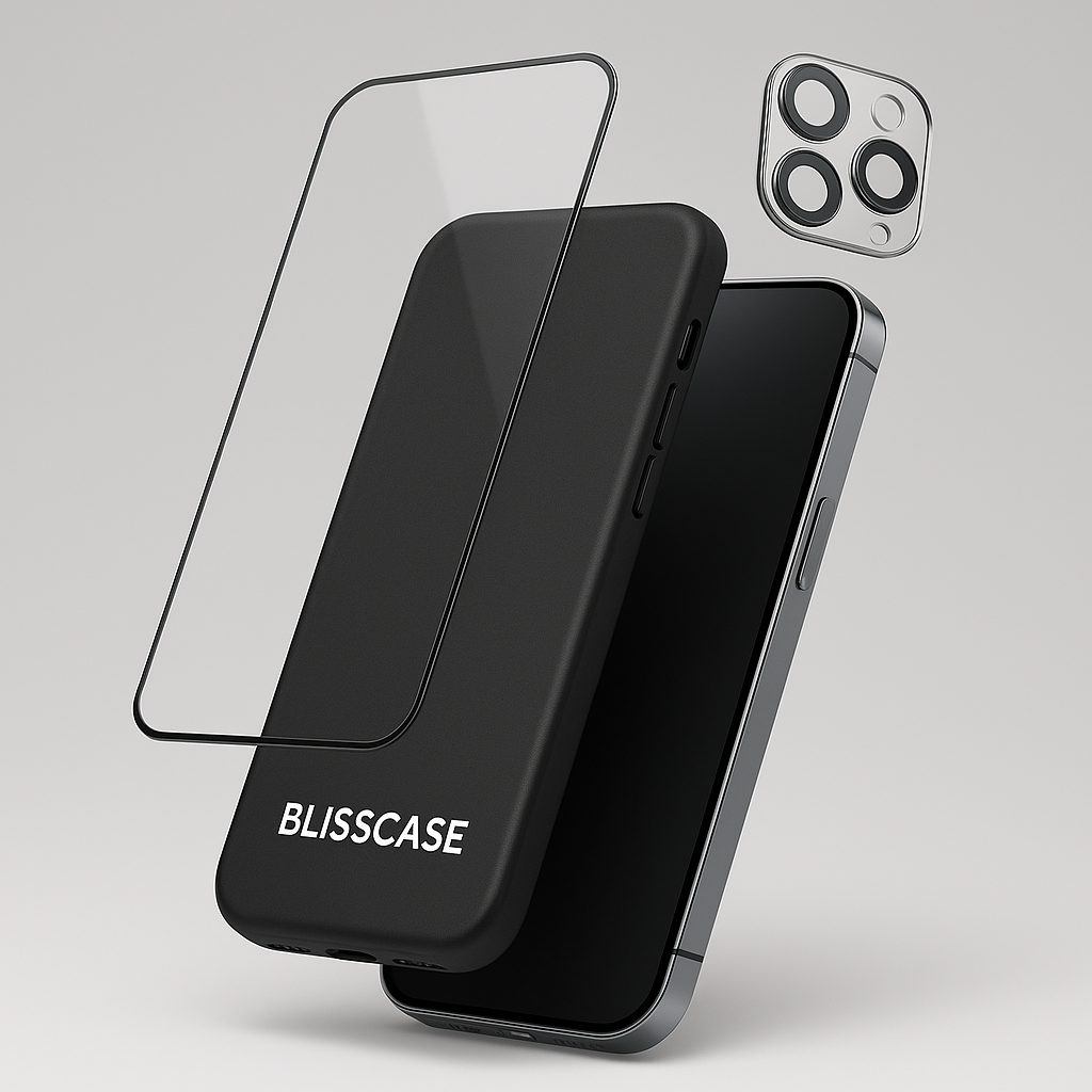 3 in 1 Protection - protection for screen / Case / Camera lens