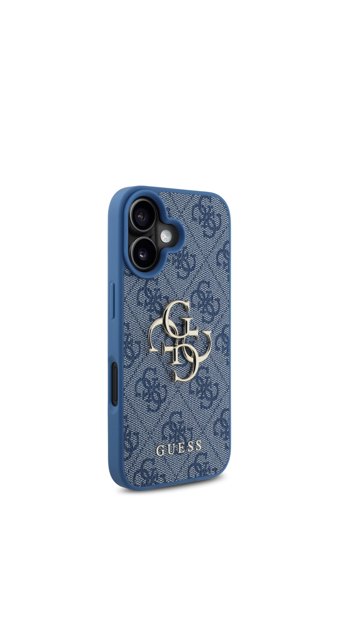 iPhone 16 - 4G Metal Logo Backcover - Blue