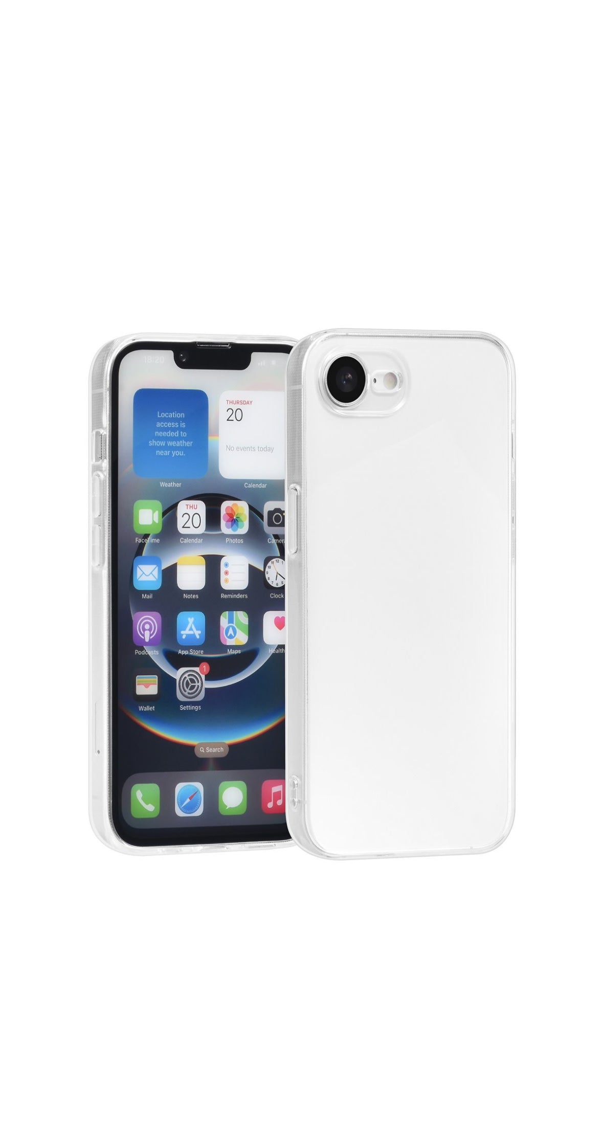IPhone 16e - back cover (transparent)