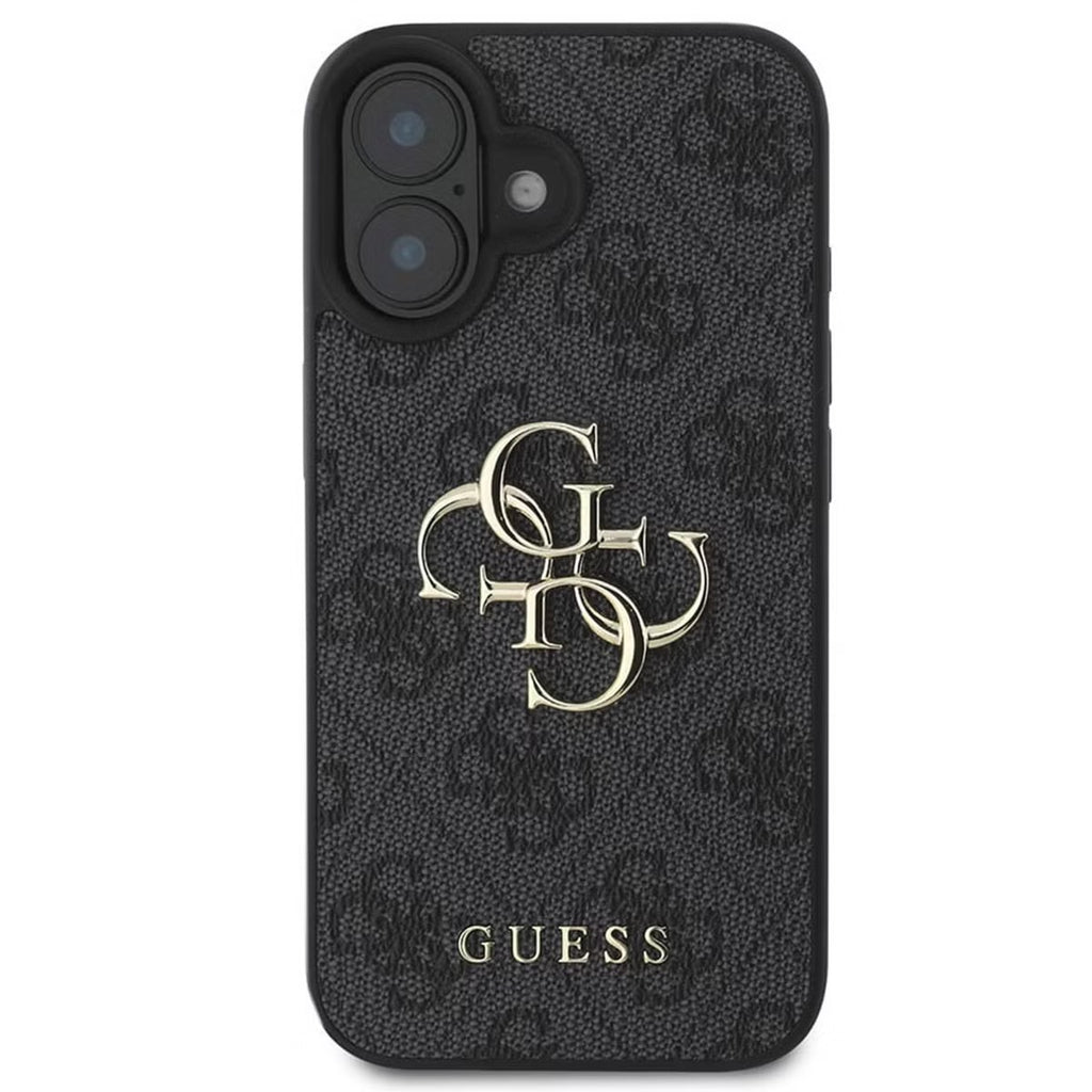 iPhone 16 - 4G Metal Logo Backcover - Black
