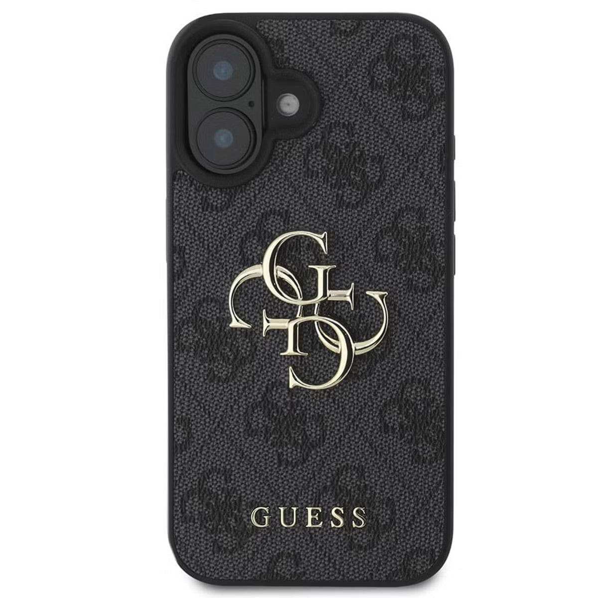iPhone 16 - 4G Metal Logo Backcover - Black