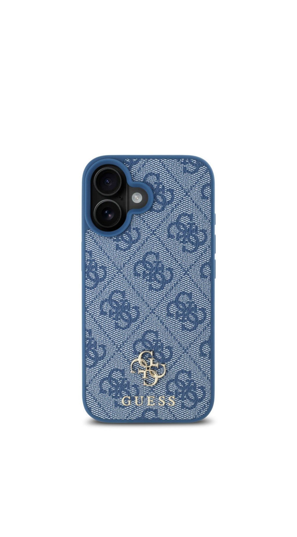 iPhone 16 - 4G Metal Logo Backcover - Blue