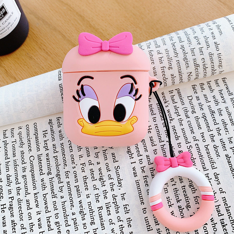 AirPods Roze Eend Hoesje Strik – Cute Case