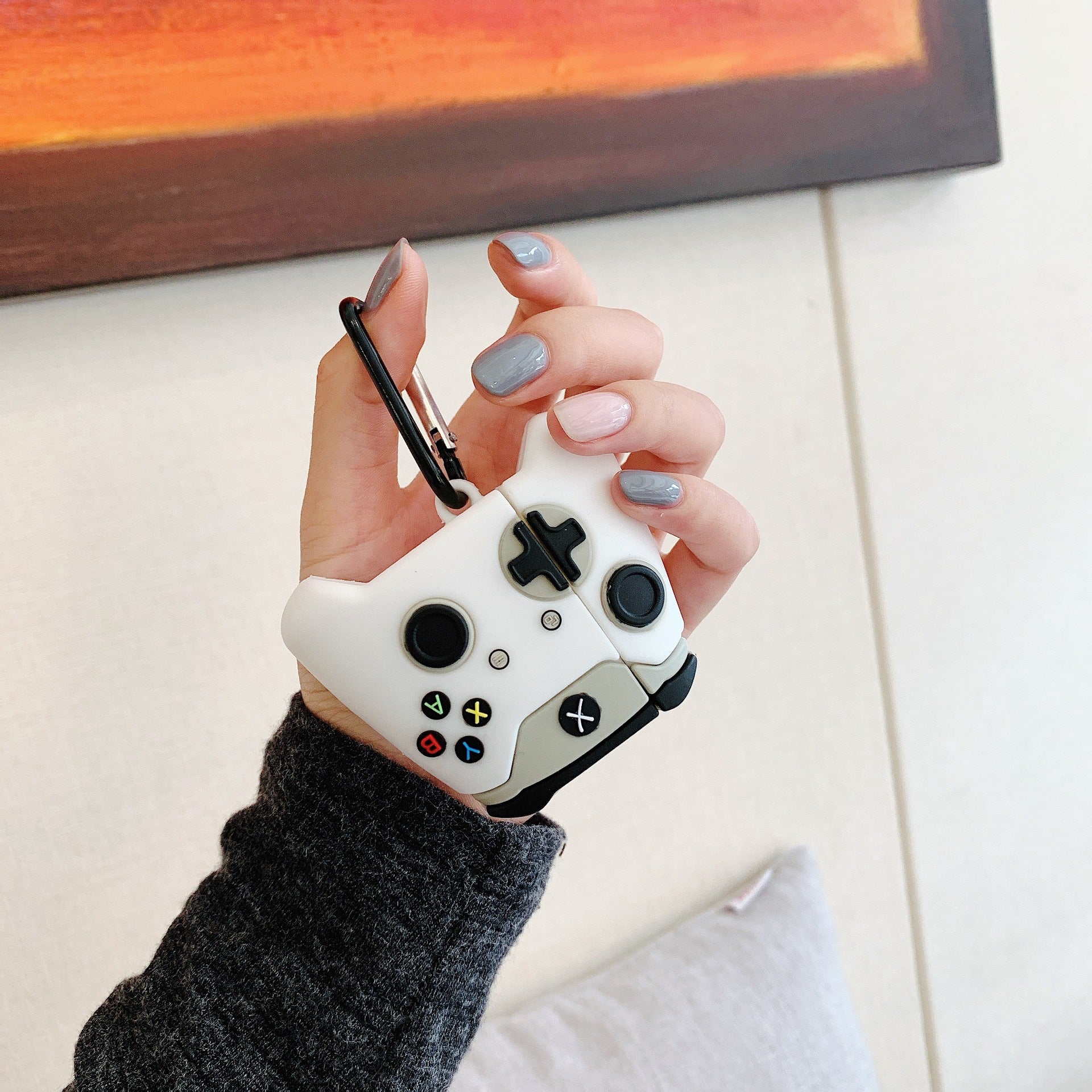 AirPods Game Controller Hoesje Wit – Gaming Case