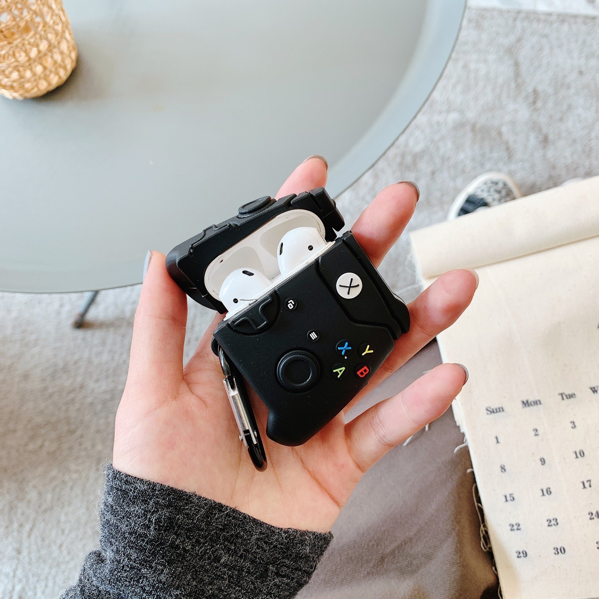 AirPods Game Controller Hoesje Zwart – Gaming Case