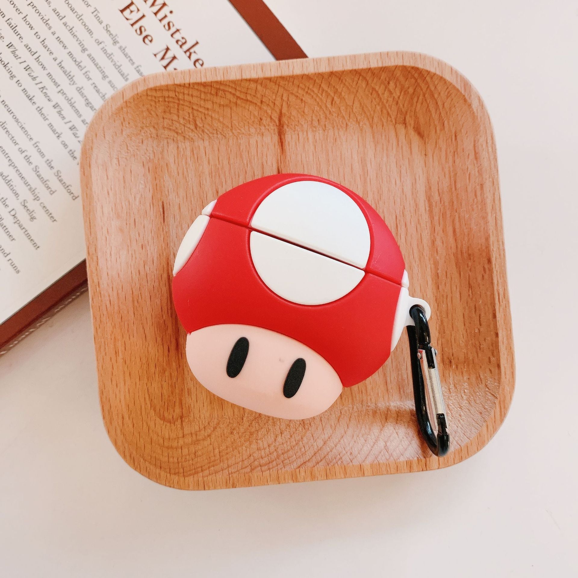 AirPods Rood Paddenstoel Hoesje – Mushroom Case