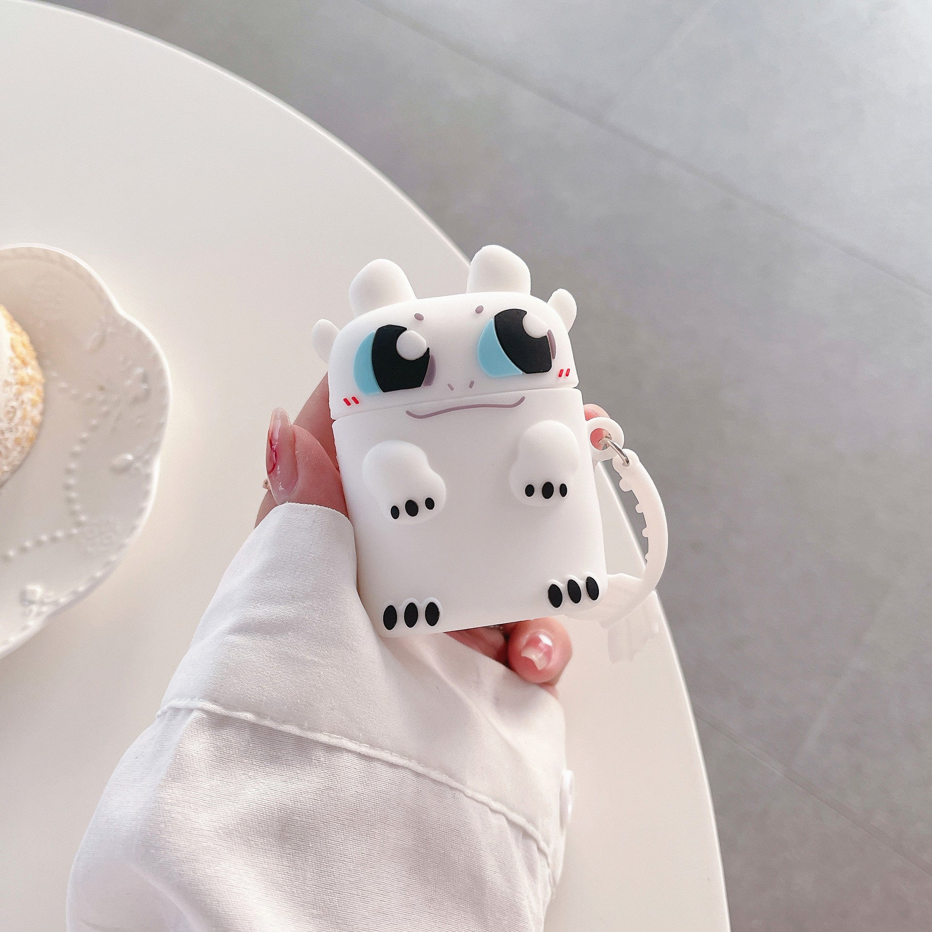 AirPods Polkadot Muis Hoesje Rood Zwart – Cartoon Case