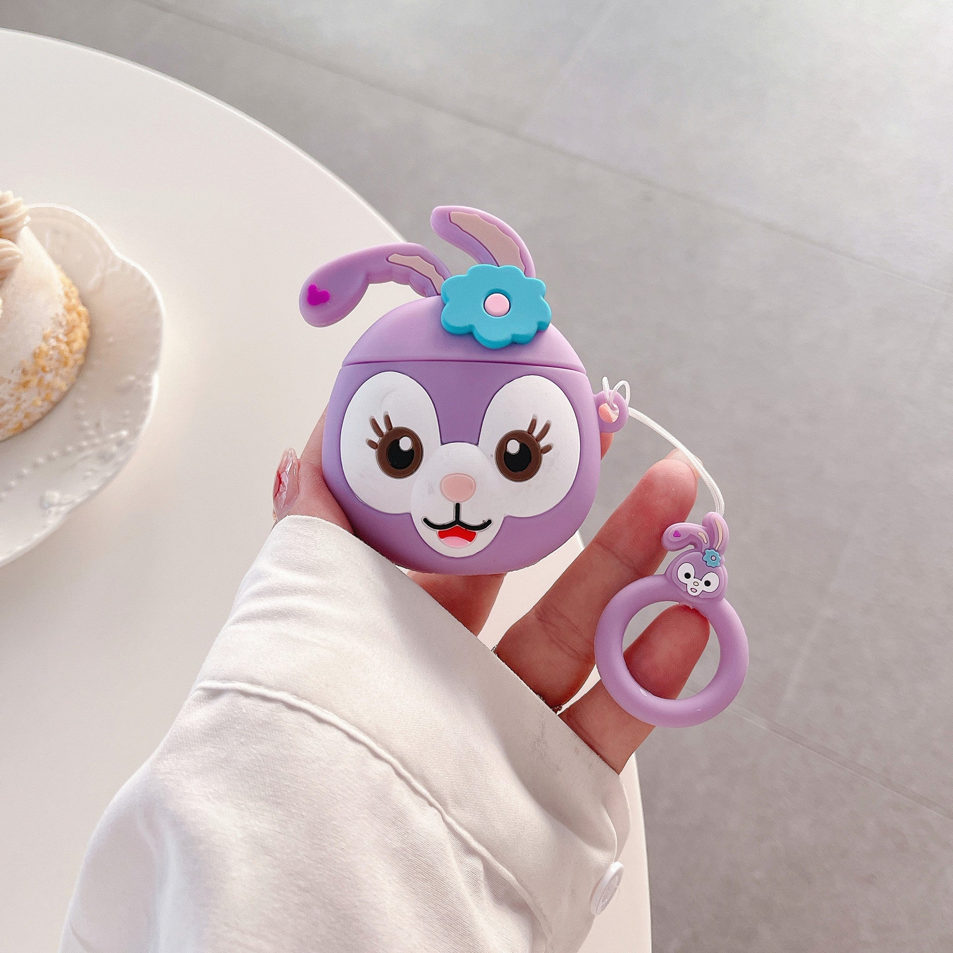AirPods Paars Konijn Hoesje – Bunny Cute Case