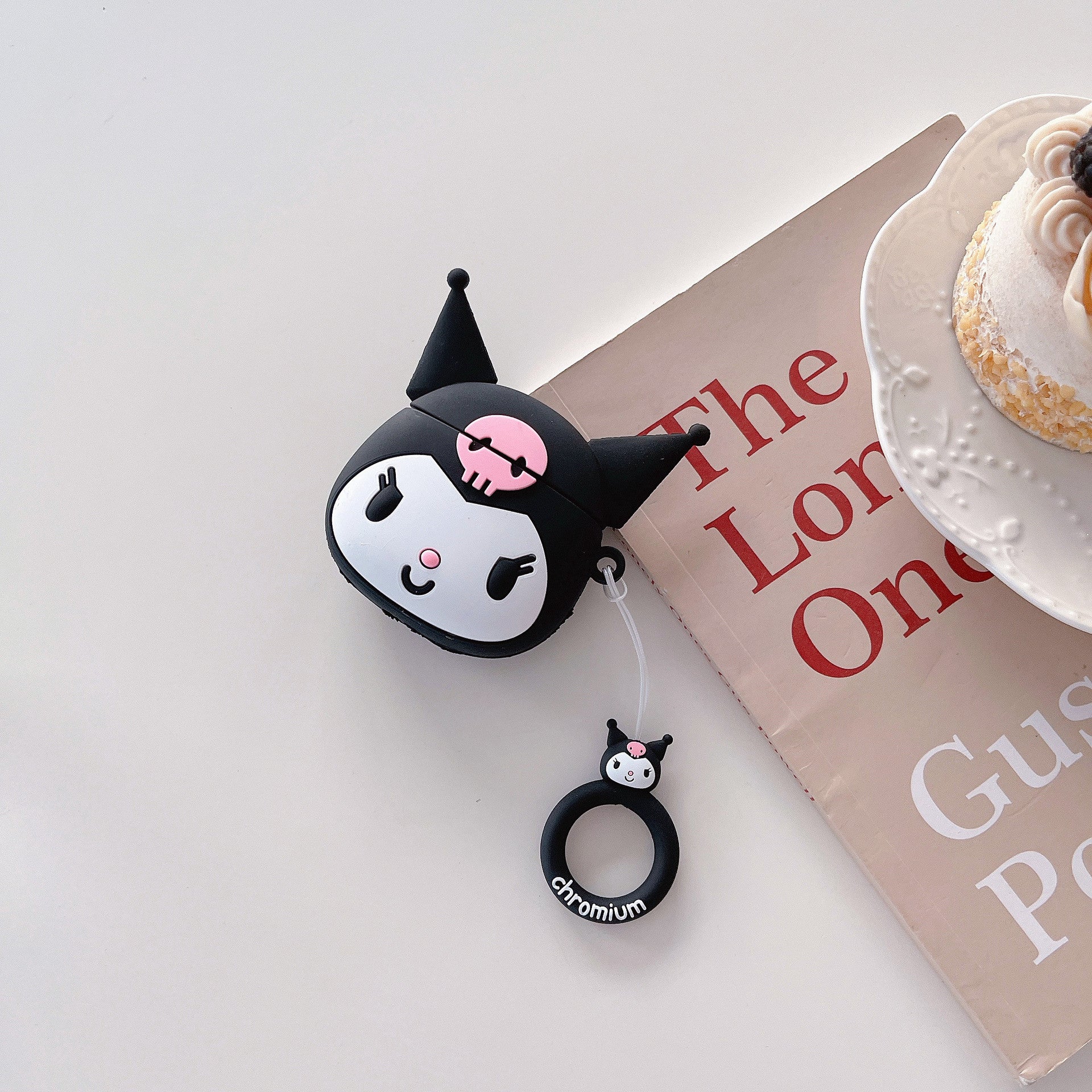 AirPods Kat Hoesje Zwart Wit – Cute Case