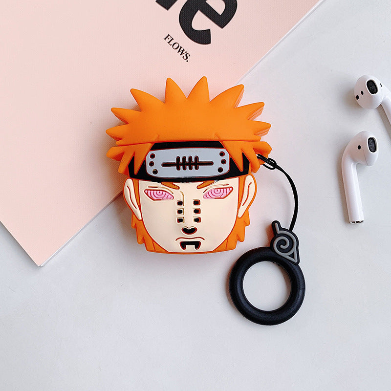 AirPods Naruto Pain Hoesje Oranje – Anime Case