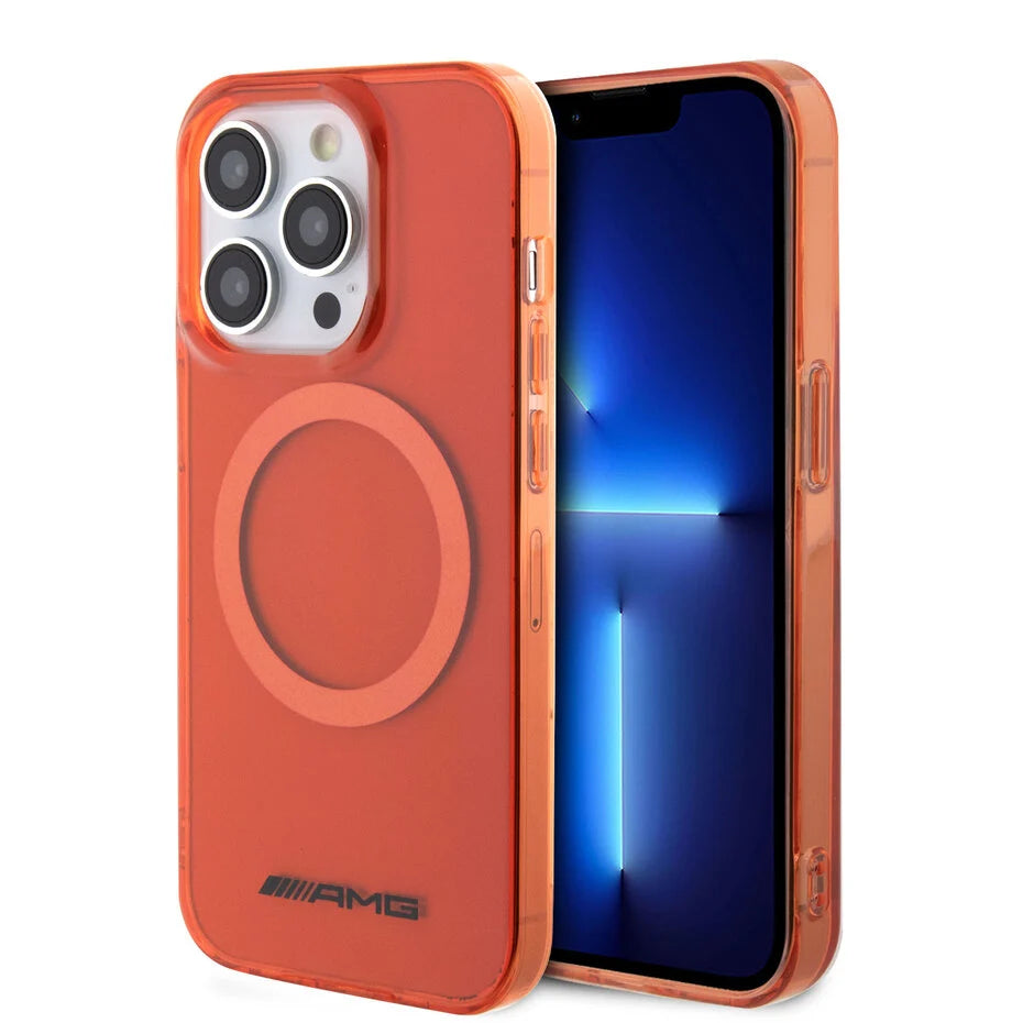 AMG iPhone 15 Pro Back cover case - Magsafe - Orange
