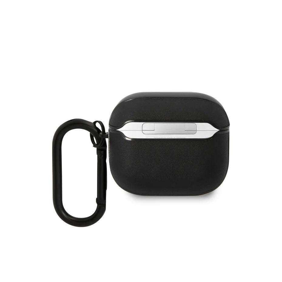 BMW Airpods 3 Sig Case - Leather - Color Lines - Black