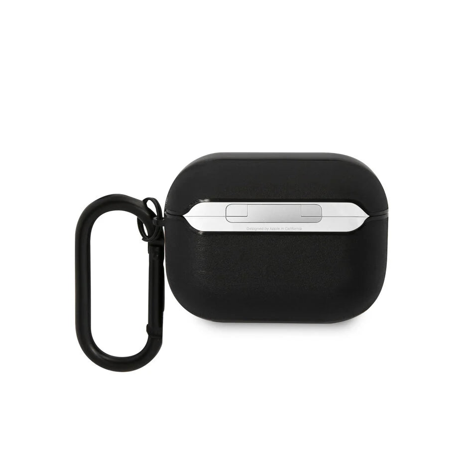 BMW Airpods Pro Sig Case - Leather - Color Lines - Black