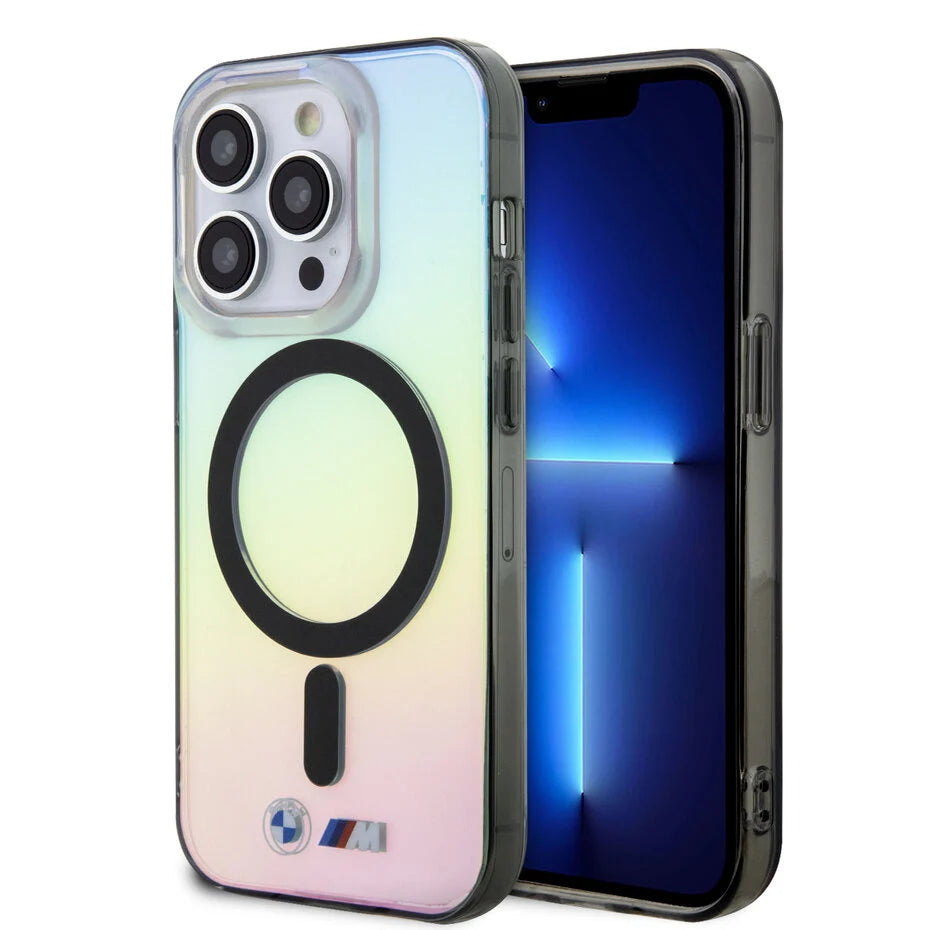 iPhone 15 Pro Back cover case - Magsafe - Iridescent Design - Transparent