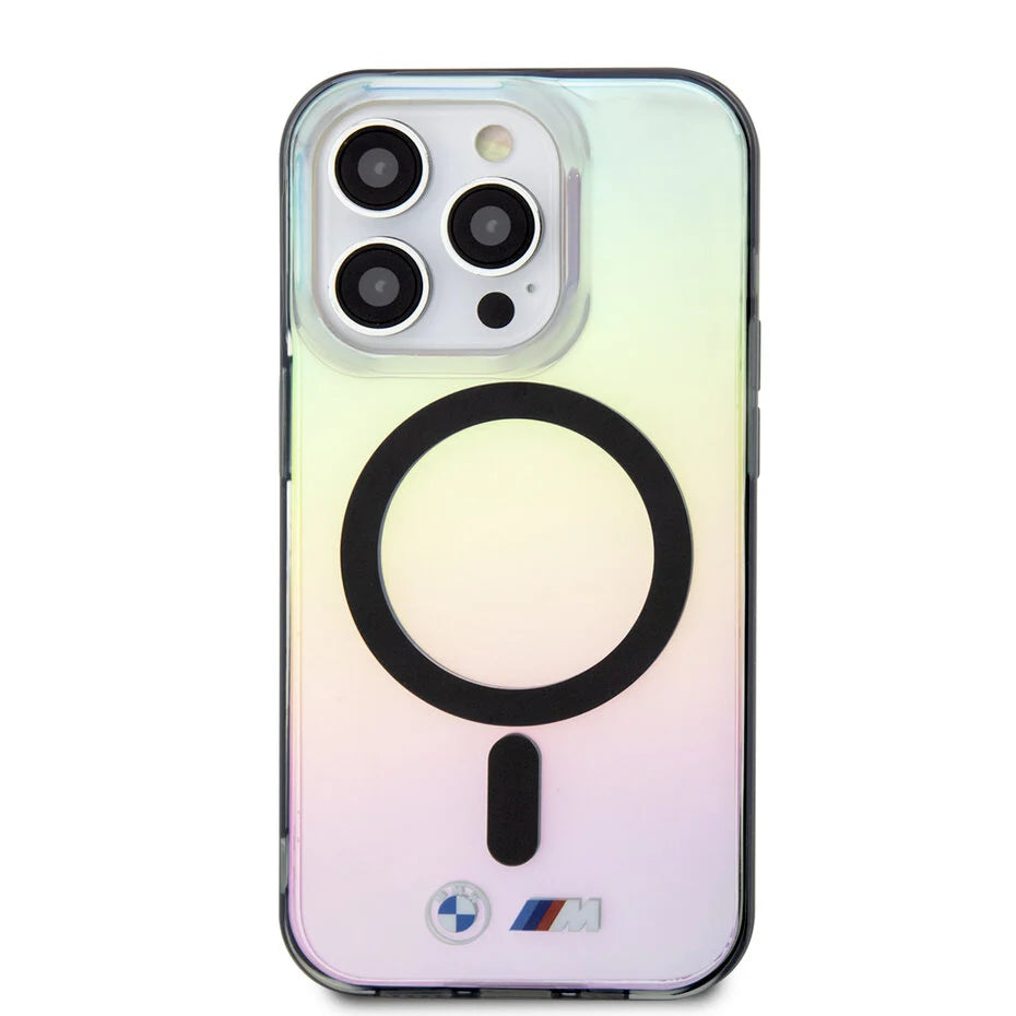 iPhone 15 Pro Back cover case - Magsafe - Iridescent Design - Transparent