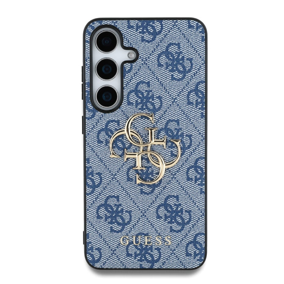 Samsung Galaxy S25 Back cover case - 4G PU Big Logo - Blue