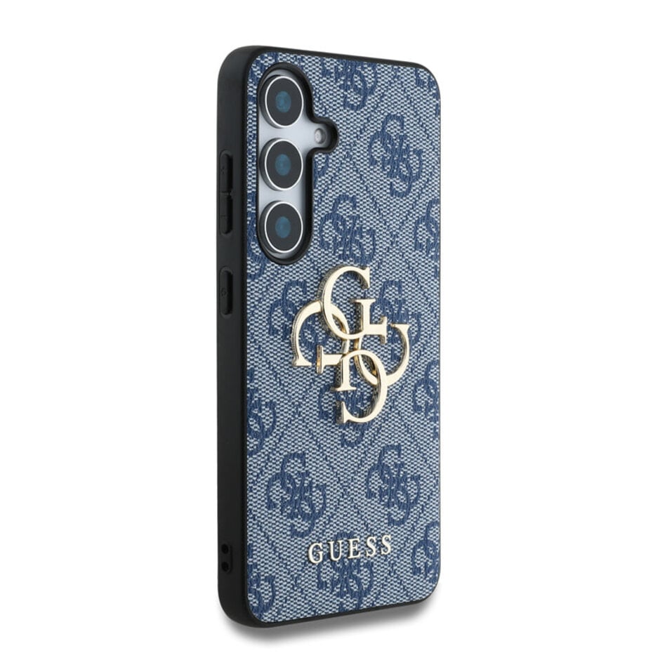 Samsung Galaxy S25 Back cover case - 4G PU Big Logo - Blue