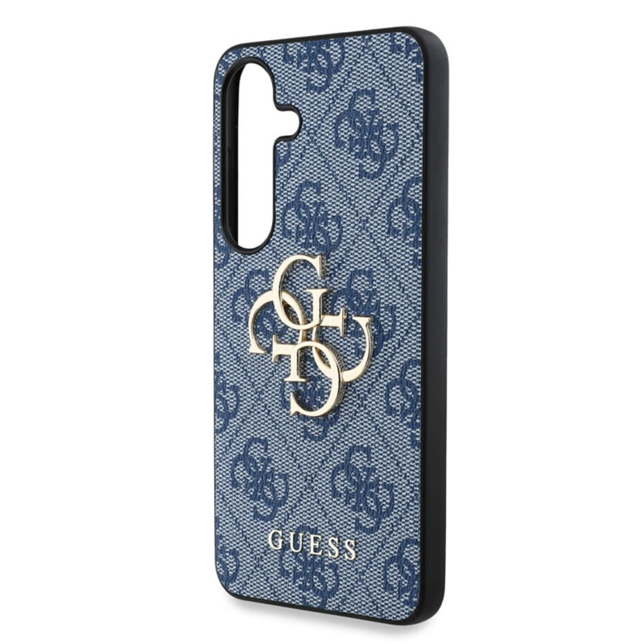 Samsung Galaxy S25 Back cover case - 4G PU Big Logo - Blue