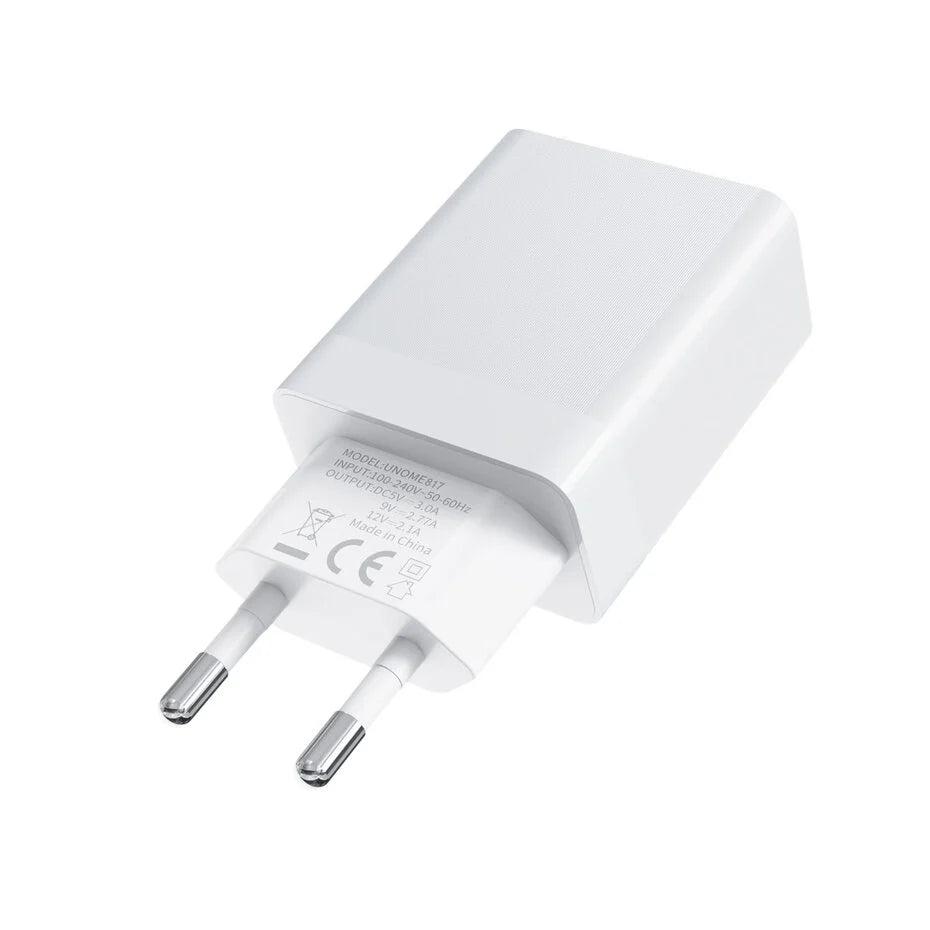 Fast Charger PD 25W - with Lightning to Type-C Cable - White