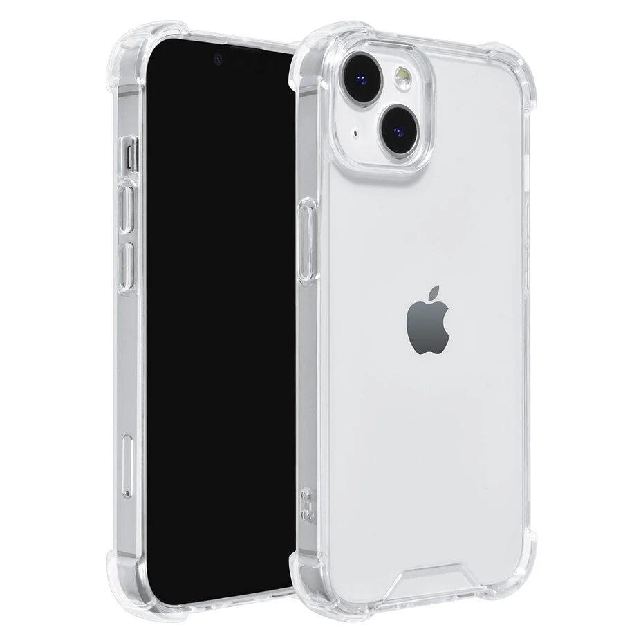 TUNIQ iPhone 15 TPU Back Cover - Transparent - Antishock